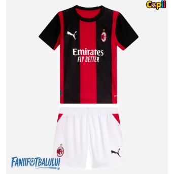 AC Milan Echipament de Fotbal Replică 2026-27 Copii Acasa (+ Șorturi)